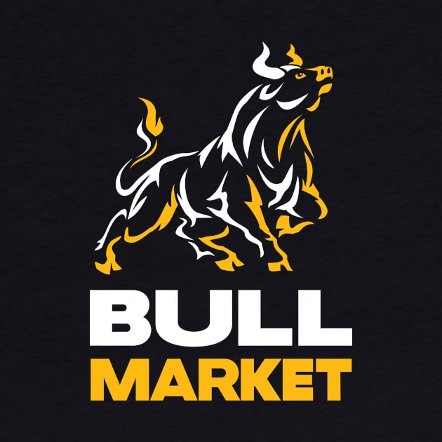 Bull Market Stock Trader Wallstreet Investor by Foxxy Merch